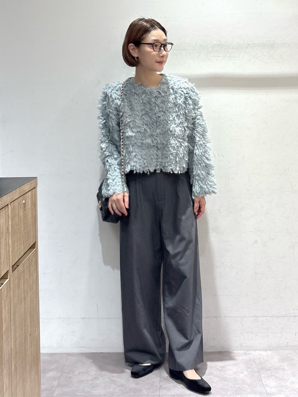 たけねぇさんの「OPAQUE.CLIP｜ループヤーンニットカーディガン」を使ったコーディネート