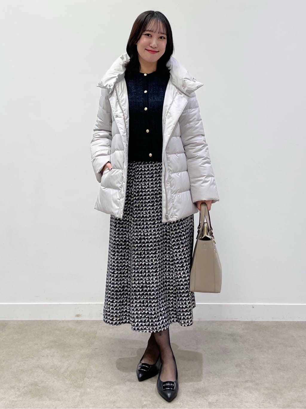 yukariさんの「Reflect｜【SS-4Lサイズ】フーデッドミドルダウンコート」を使ったコーディネート