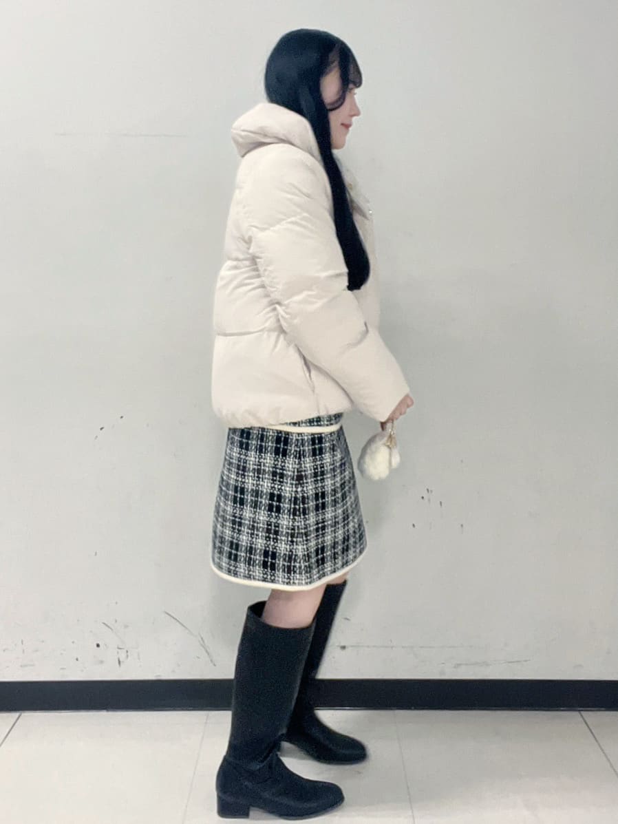 Hitomiさんの「index｜KAWADAダウンショートコート【撥水／洗濯機OK／静電気防止裏地】《XS～LL》」を使ったコーディネート