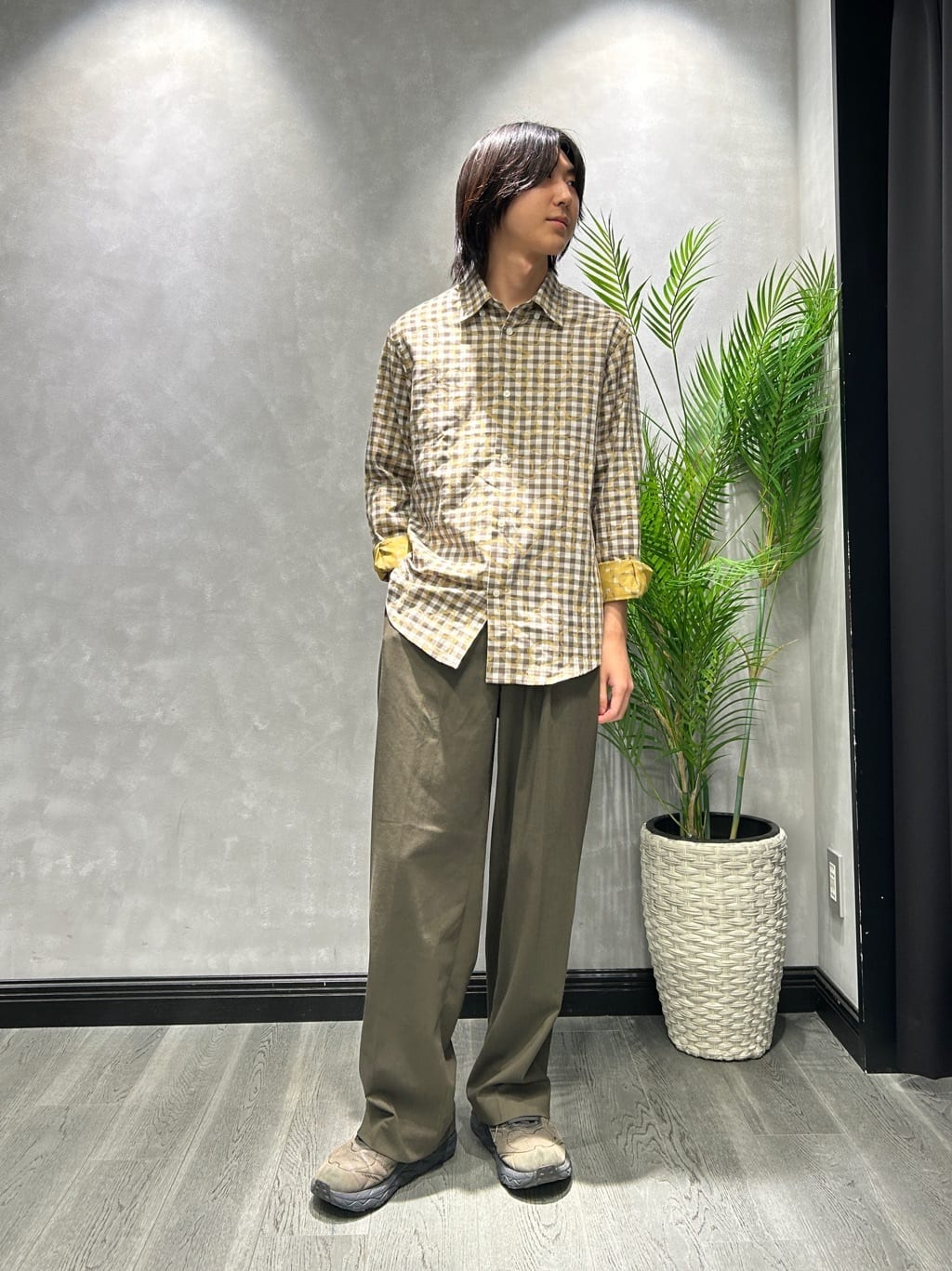 ruiさんの「TAKEO KIKUCHI｜チェックボーラーガーゼシャツ」を使ったコーディネート