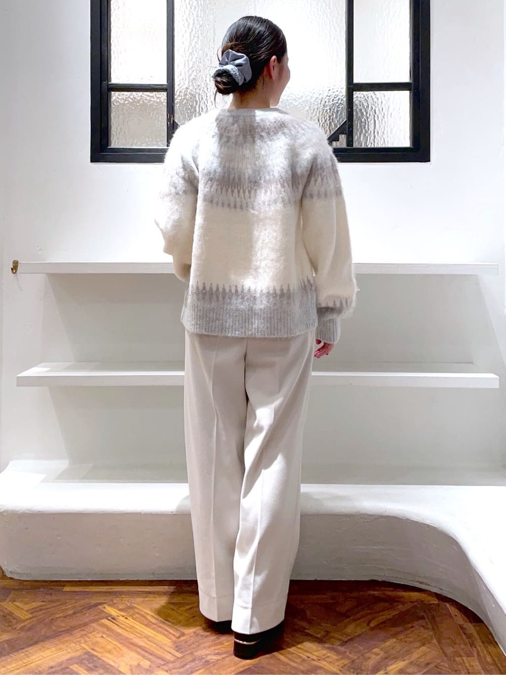 あんりさんの「grove｜求心柄ジャカードニットカーディガン」を使ったコーディネート