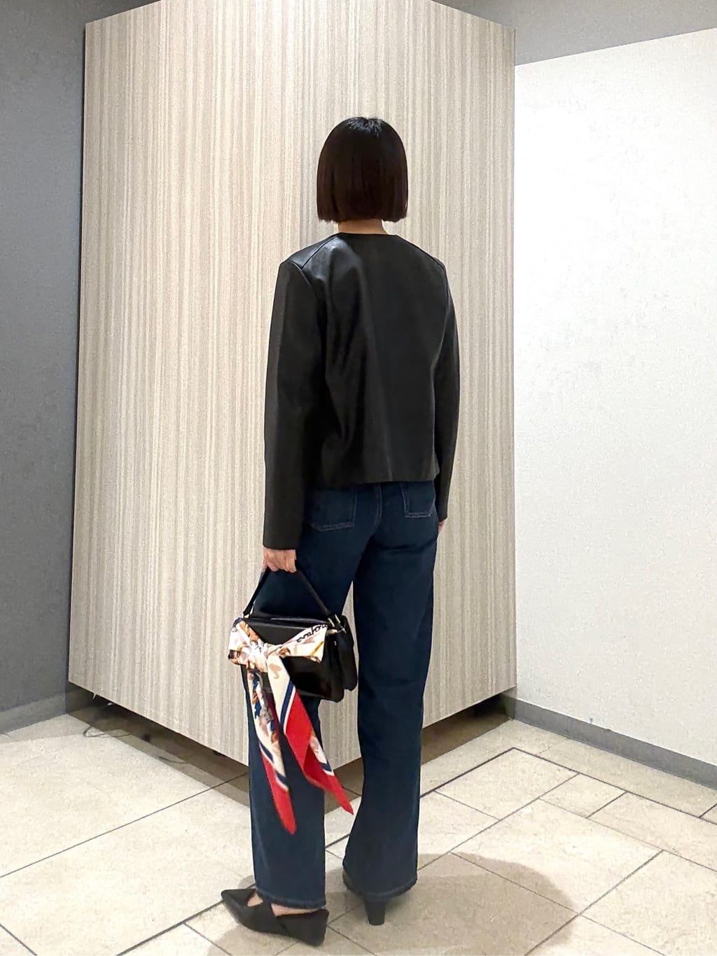 Itoさんの「UNTITLED｜【グレー/ブルー/ジーンズ】ソフトワイドデニムパンツ」を使ったコーディネート