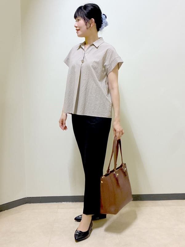  beni_gingerさんの「Reflect｜【私のパンツ／手洗い可】ベーシックテーパードパンツ」を使ったコーディネート