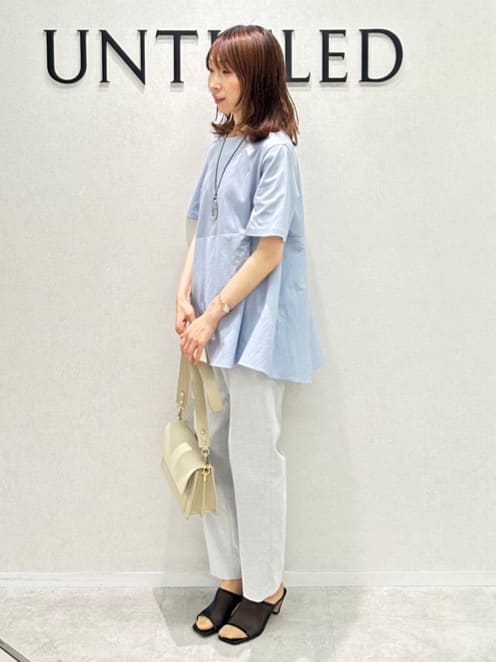 Miwaさんの「UNTITLED｜◆【接触冷感/UV機能/遮熱】ジャージカーディガン」を使ったコーディネート