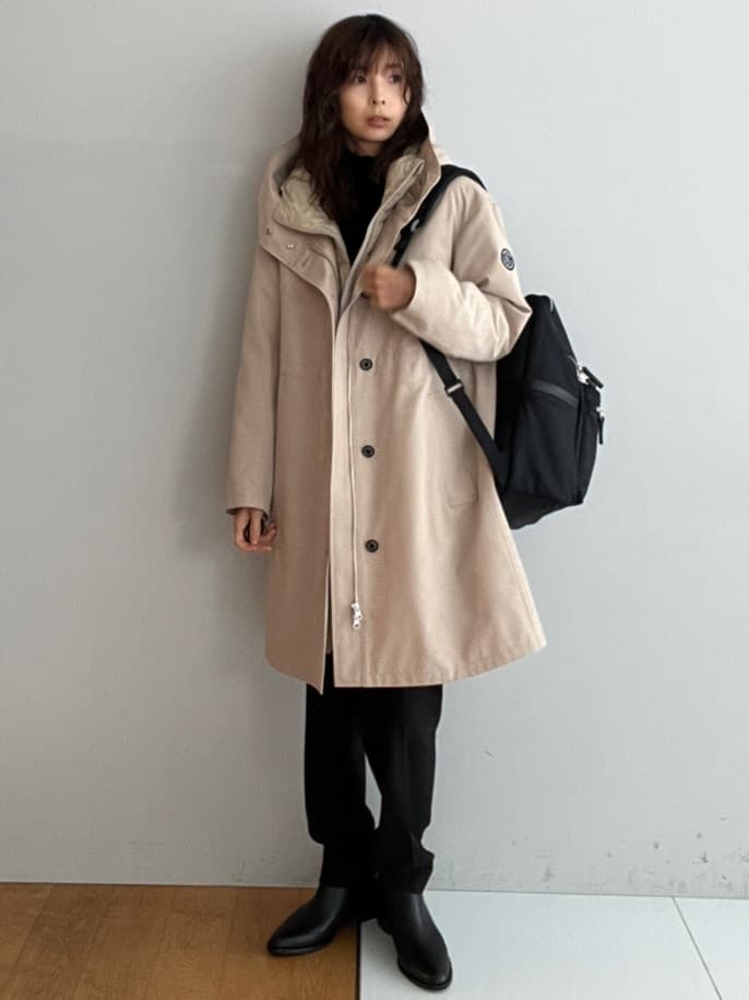 misaさんの「DRESSTERIOR｜◆【3WAY/撥水素材/インナー付/CLASSY.12月号掲載】3WAYダウンライナーコート」を使ったコーディネート