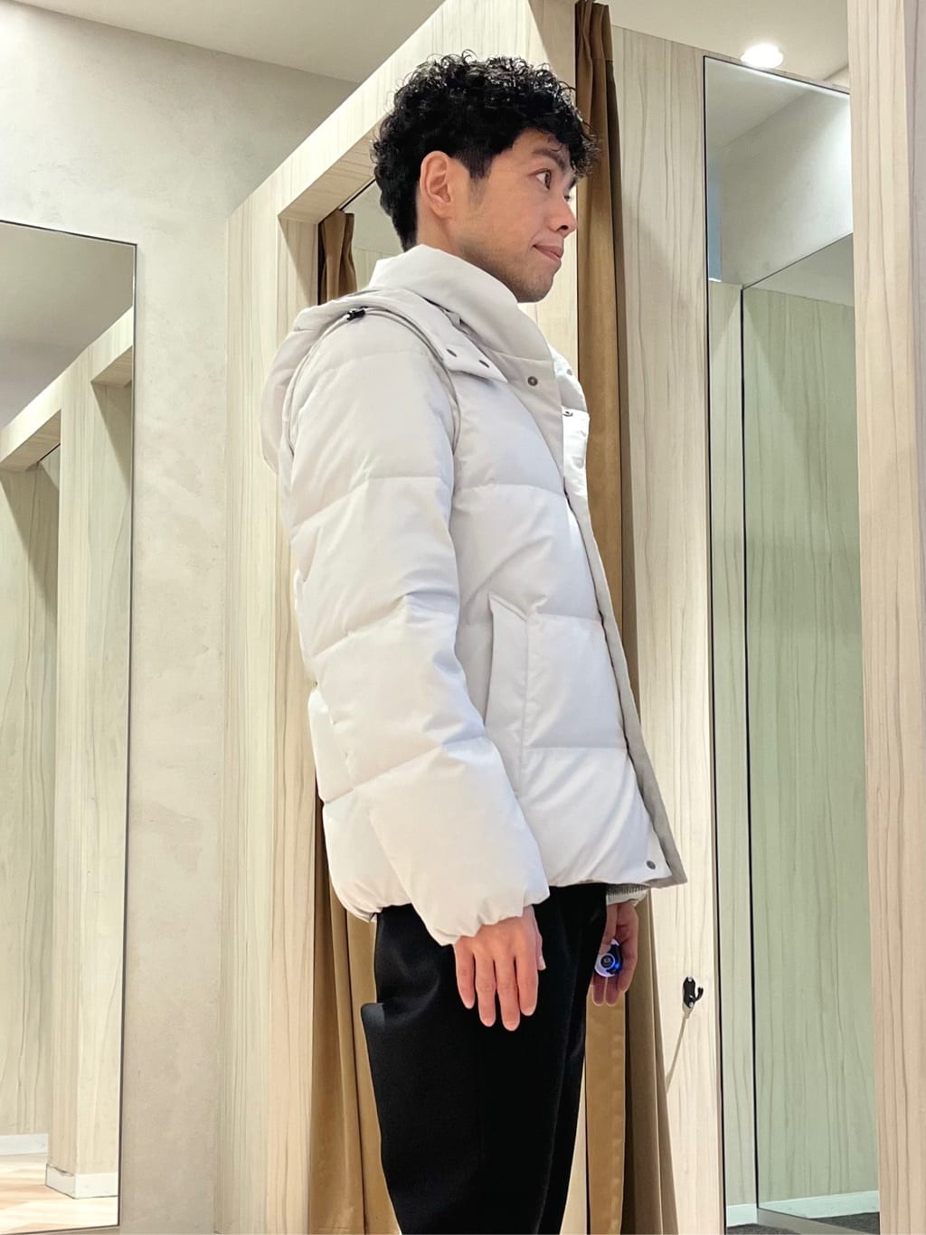 URAさんの「TAKEO KIKUCHI｜セーターフリース プルオーバー」を使ったコーディネート