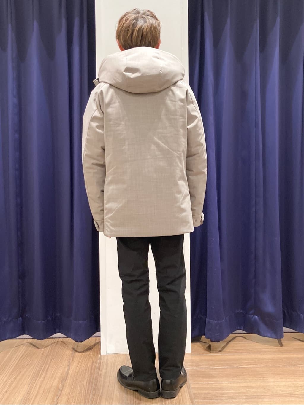 つーじーさんの「THE SHOP TK｜【軽くて、暖かい】SORONA／ソロナ 中綿ブルゾン 防風/軽量/洗濯機OK/フード脱着可」を使ったコーディネート