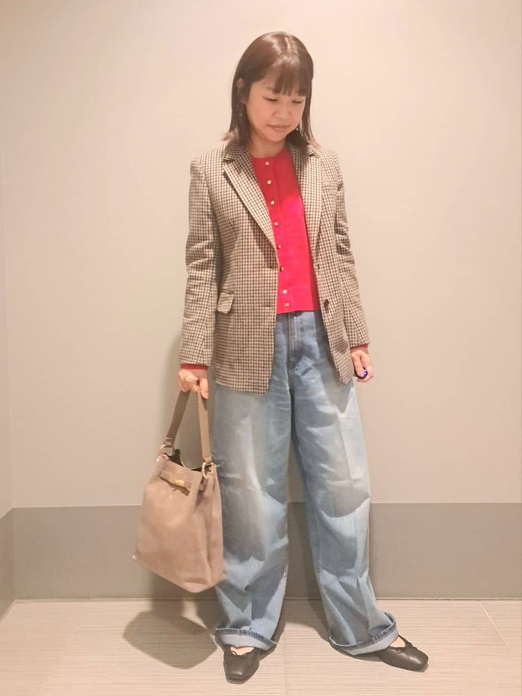 Takahashiさんの「DRESSTERIOR｜◆ソフトレザーバレエシューズ」を使ったコーディネート