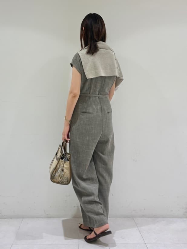 erikoさんの「UNTITLED｜【接触冷感/オールインワン/洗える】梳毛調合繊コンビネゾン」を使ったコーディネート