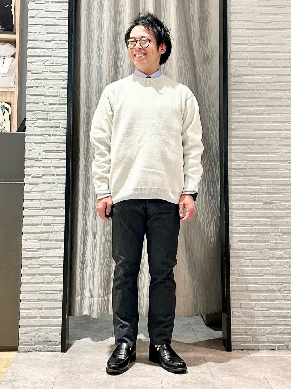 KENJI Iさんの「THE SHOP TK｜バーズアイジャケット 【洗濯機OK/セットアップ可】」を使ったコーディネート