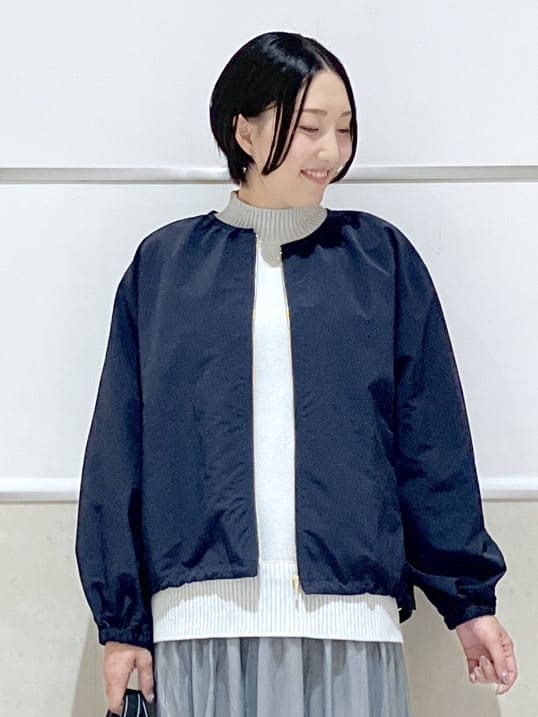 eriko さんの「Dessin｜【洗える】ニットチュールドッキングワンピース」を使ったコーディネート