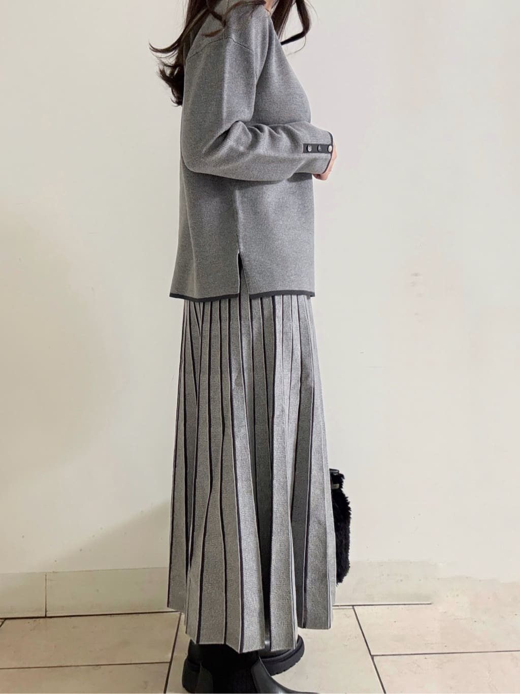 kahoさんの「INDIVI｜レイヤードチェーンネックレス」を使ったコーディネート