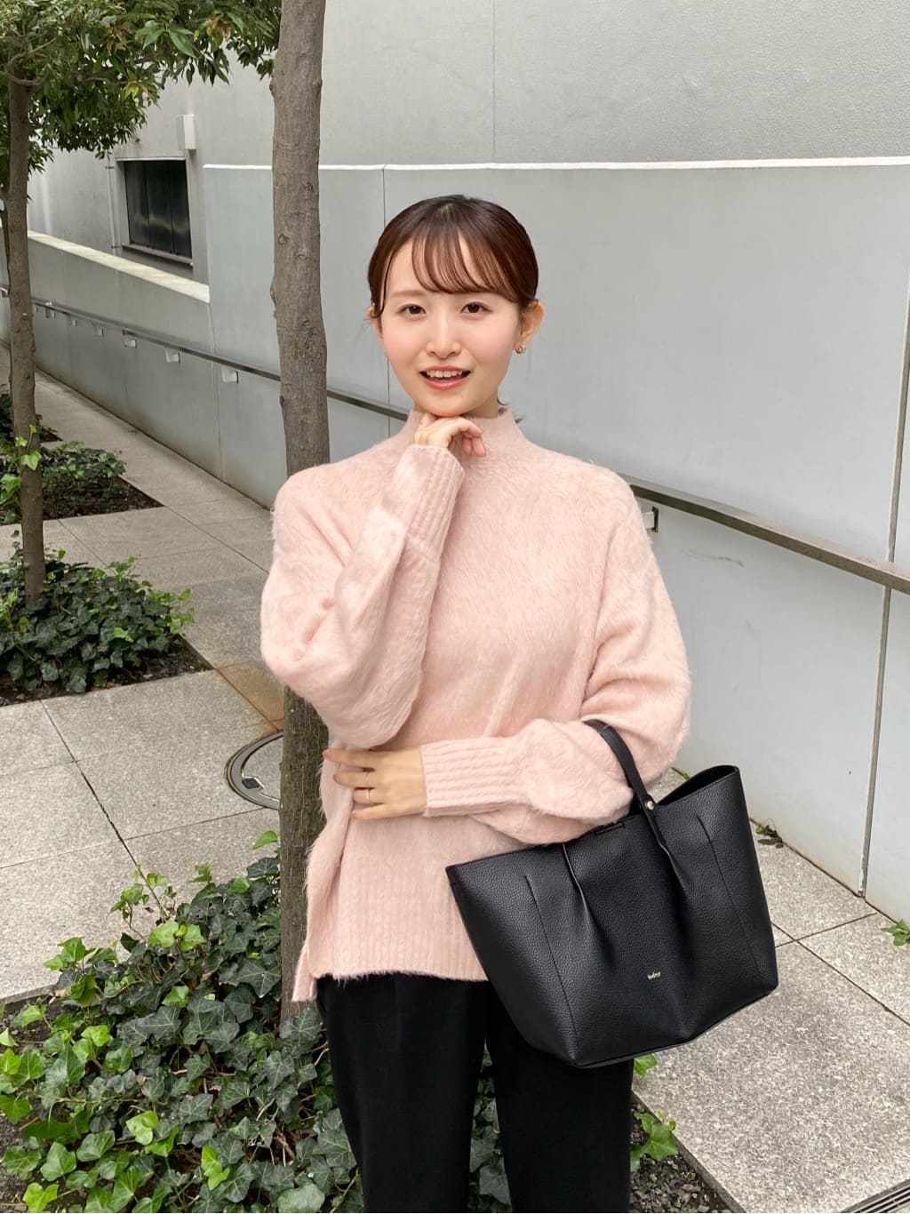 みさかさんの「index｜ハイネックパフニット【洗濯機OK】」を使ったコーディネート