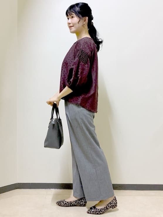  beni_gingerさんの「Reflect｜【すっきりシルエット】ワイドクロップドパンツ」を使ったコーディネート