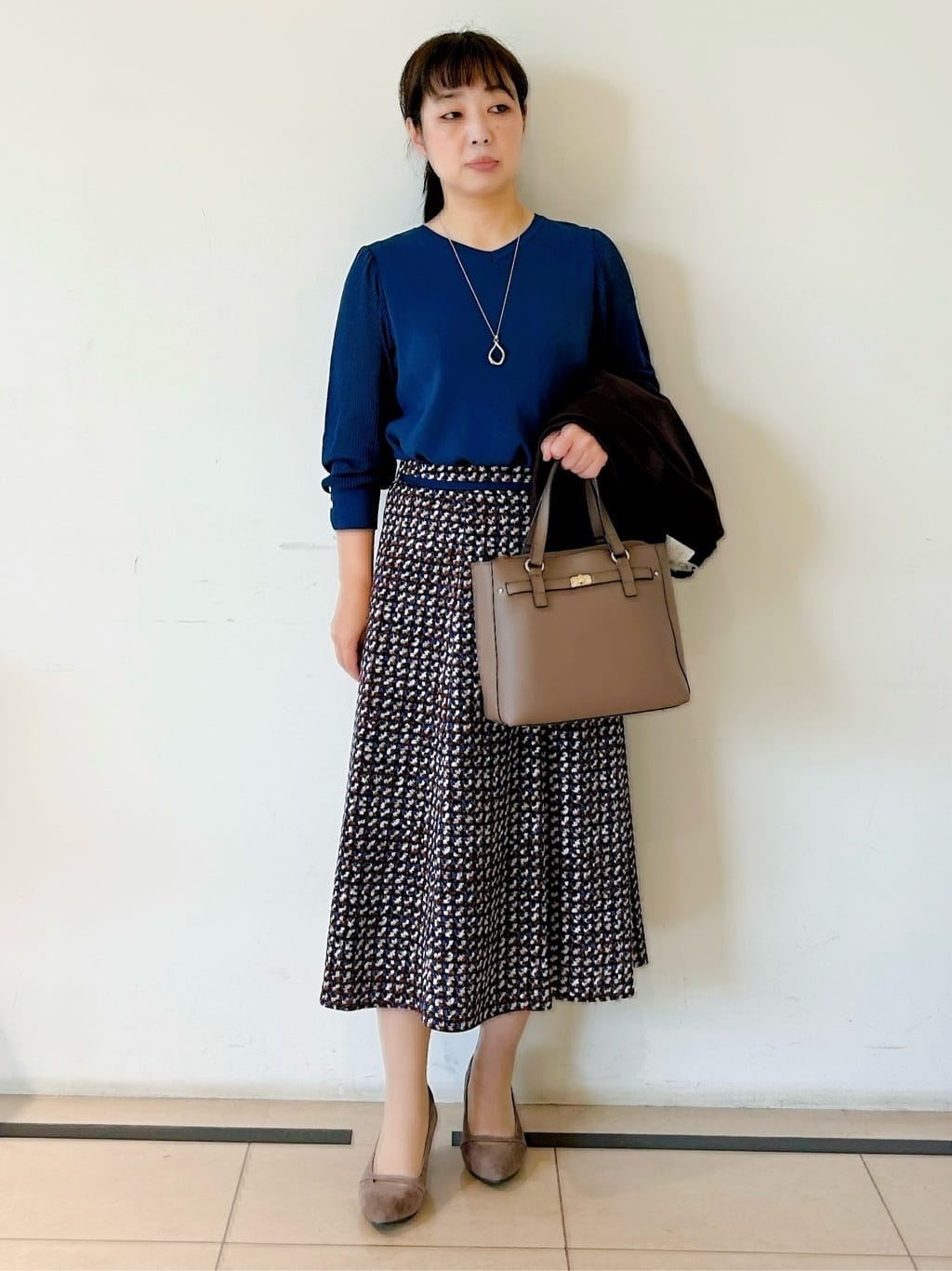 ひーさんの「Reflect｜【ライトアウター／ゆったり羽織れる／気軽な羽織りに◎】ライトブルゾン」を使ったコーディネート