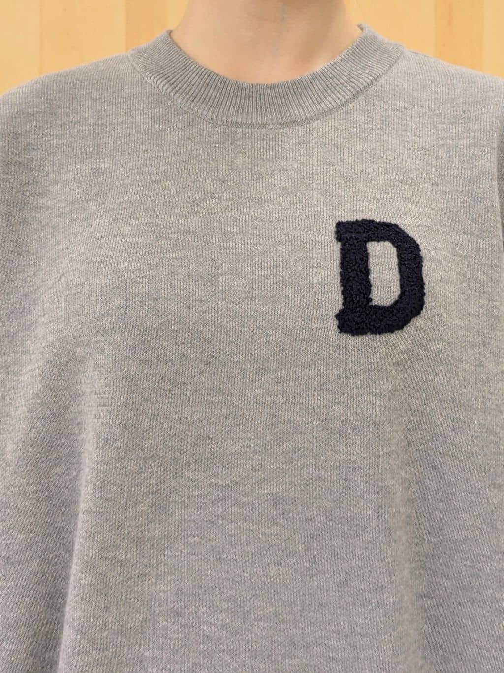 Ayakaさんの「Dessin｜【洗える】Dサガラ刺繍ワッペン付きニット」を使ったコーディネート