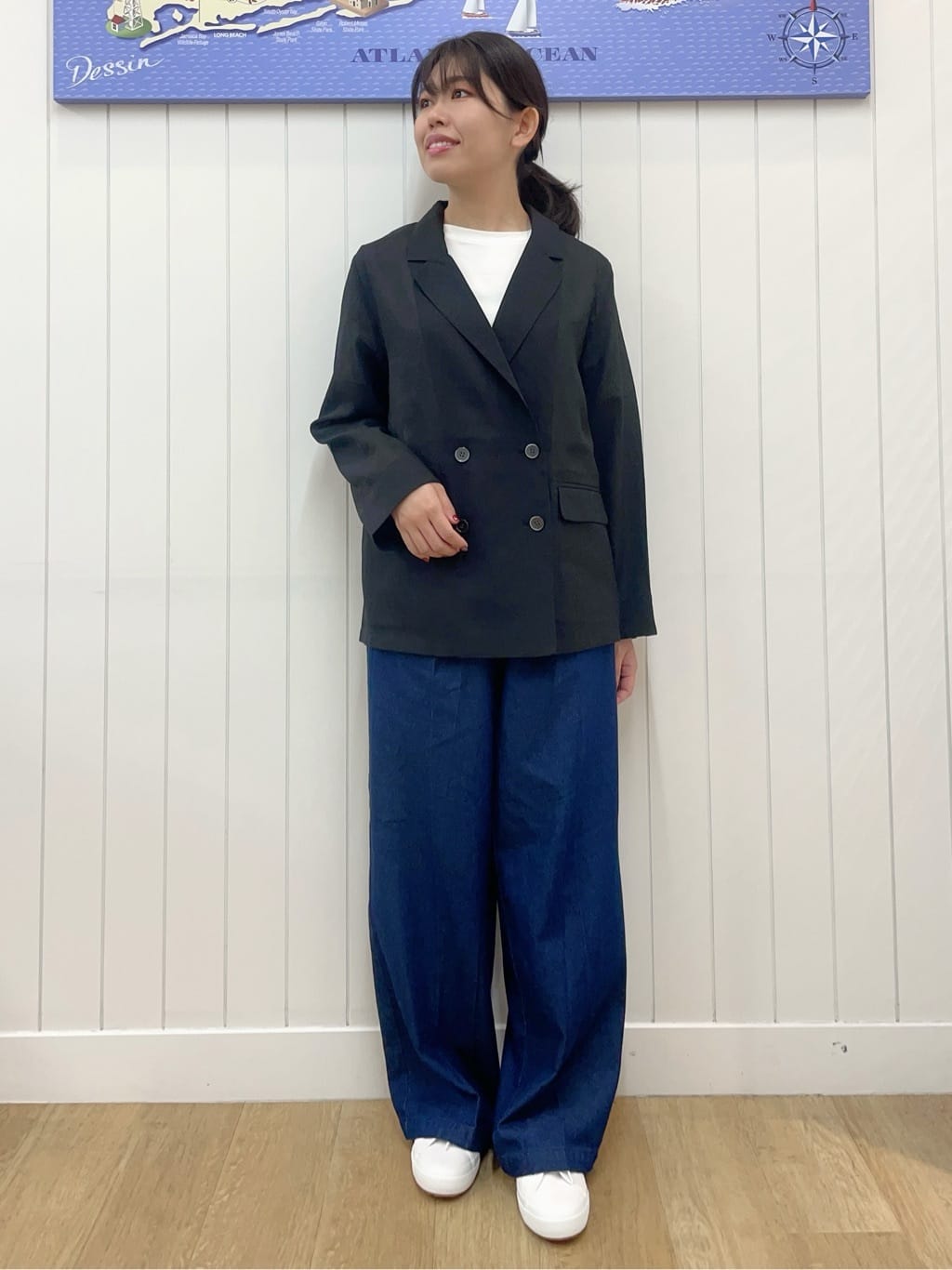 Mayaさんの「Dessin｜【洗える】チュール刺繍Tシャツ」を使ったコーディネート