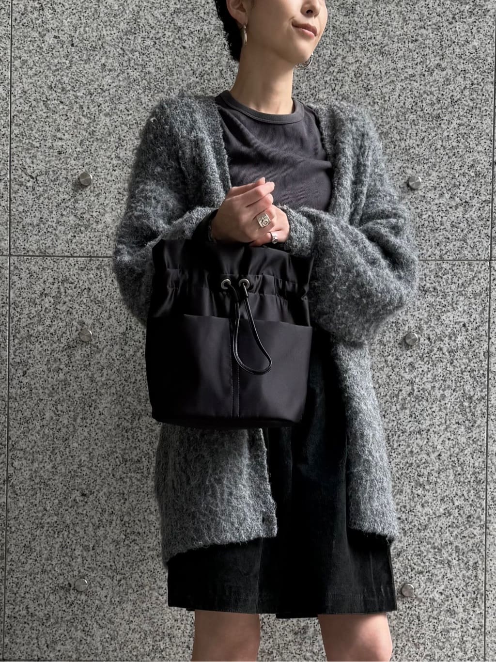 Kさんの「HIROKO HAYASHI｜LUINI SATINE（ルイーニ サティーネ）ショルダーバッグ」を使ったコーディネート