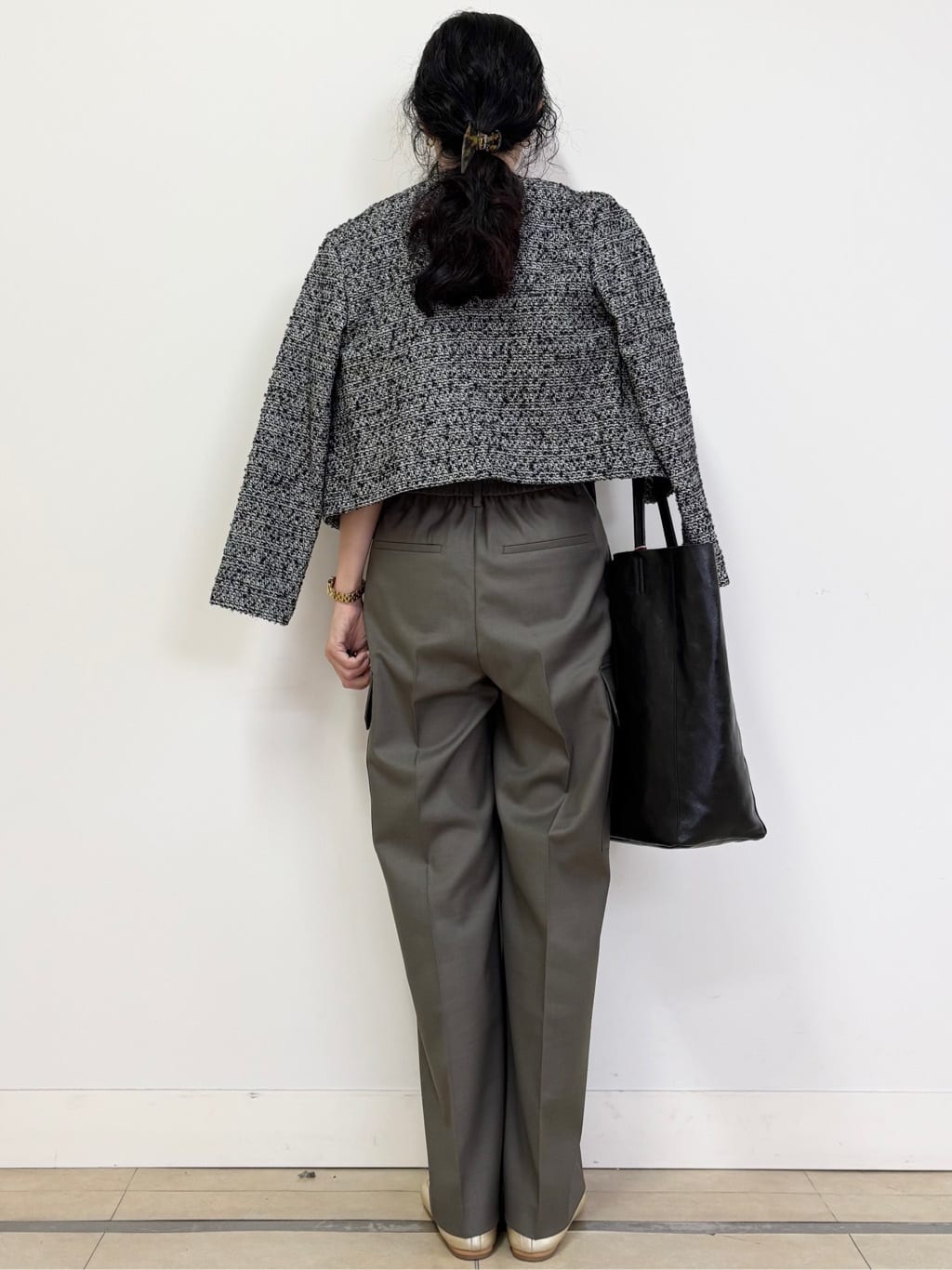 YOKOTAさんの「DRESSTERIOR｜◆ソフトレザーバレエシューズ」を使ったコーディネート
