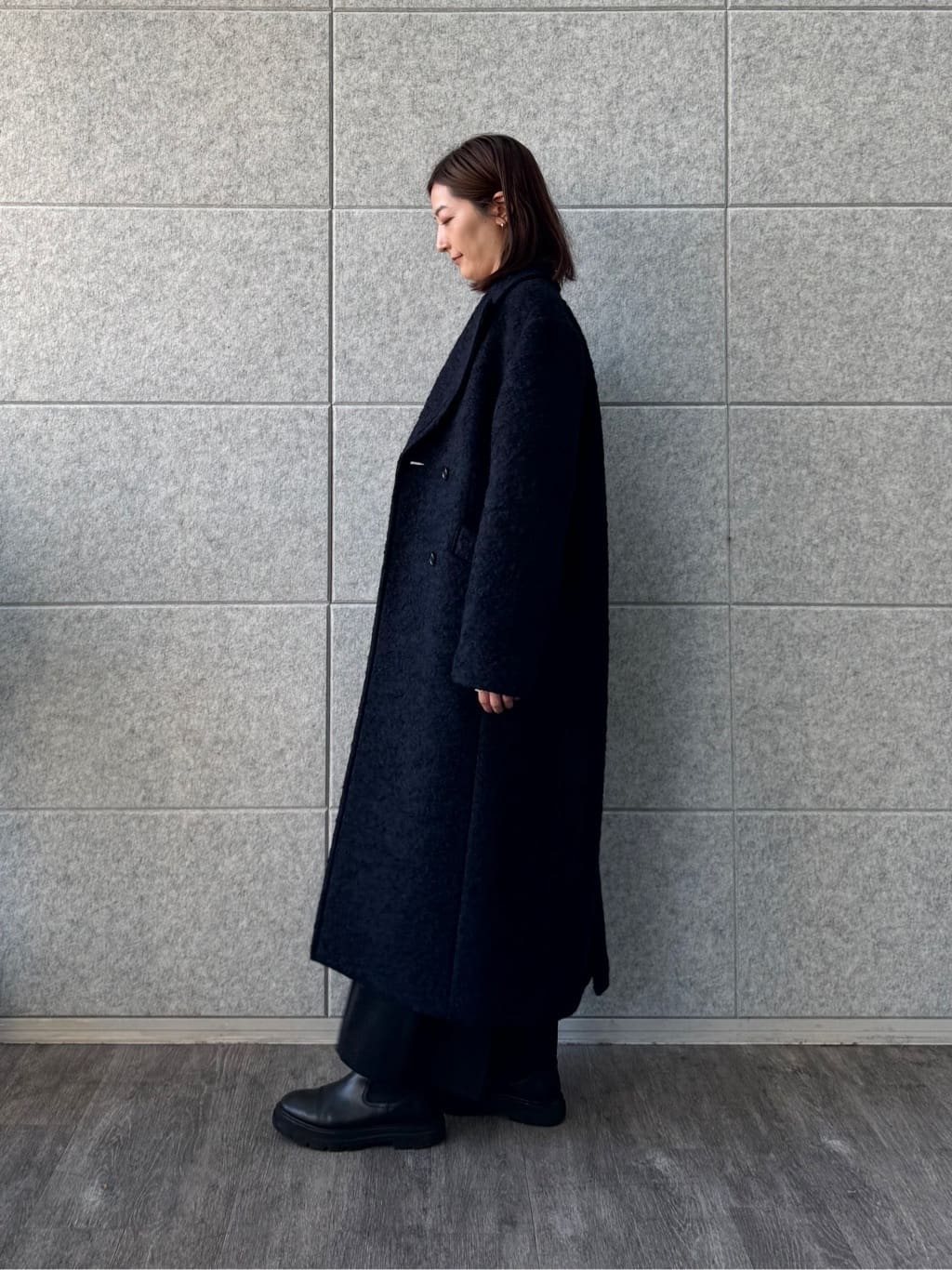 uchi__yamaさんの「CODE A｜M long coat」を使ったコーディネート
