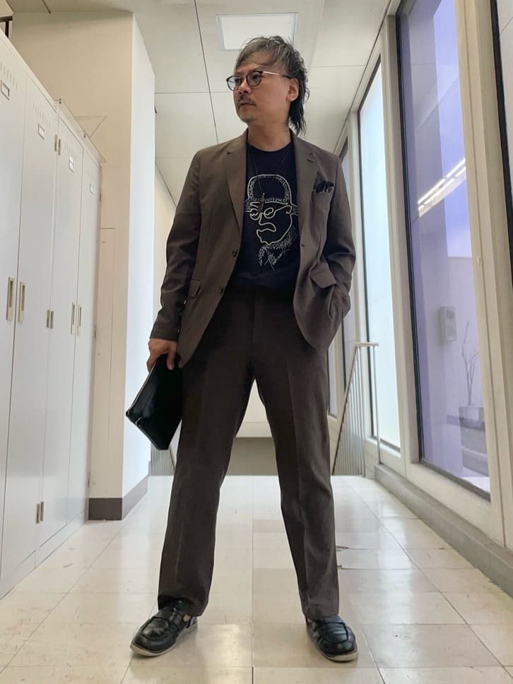 MAKOTO AIさんの「TAKEO KIKUCHI｜【COOL CITY WEAR】アーバンクール ジャケット /接触冷感・吸水速乾」を使ったコーディネート