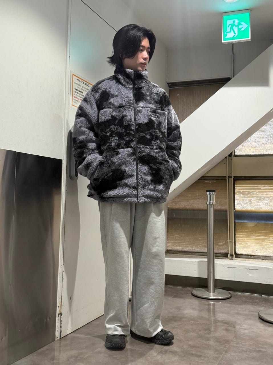 yumaさんの「tk.TAKEO KIKUCHI｜【WEB限定】リバーシブルボアブルゾン」を使ったコーディネート