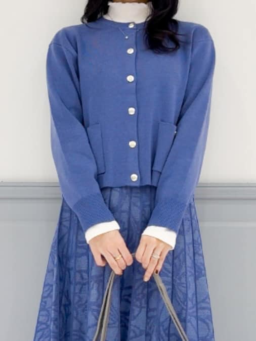 moeさんの「grove｜毎日にちょうどいい、テレコメロータートルネック」を使ったコーディネート