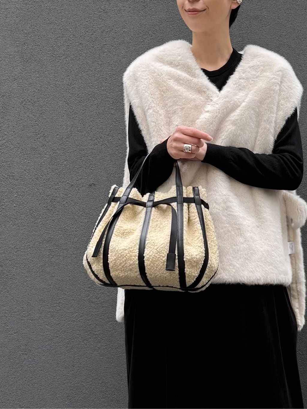 Kさんの「HIROKO HAYASHI｜PANIER COCCOLINA（パニエ コッコリーナ）ハンドバッグ」を使ったコーディネート
