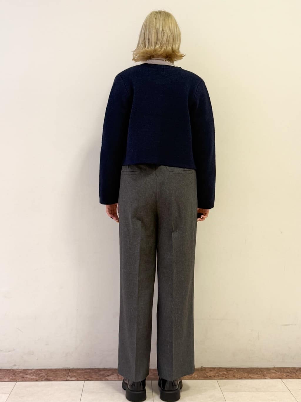 ririkaさんの「OPAQUE.CLIP｜ストレッチタックワイドパンツ／セットアップ対応可【洗濯機OK】」を使ったコーディネート