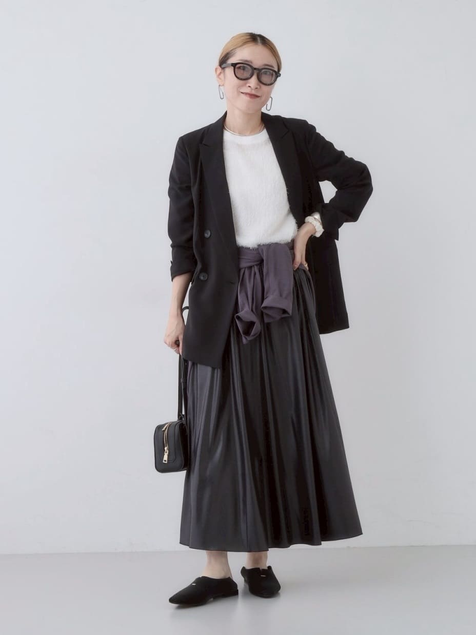 kotakiさんの「INDIVI｜ヘアリージャカードトップス」を使ったコーディネート