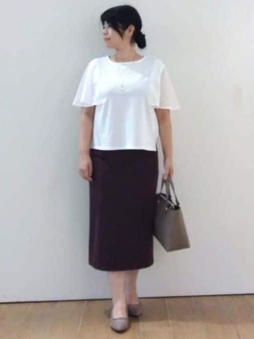 sakoさんの「Reflect｜幾何レーススリーブプルオーバージャージ」を使ったコーディネート