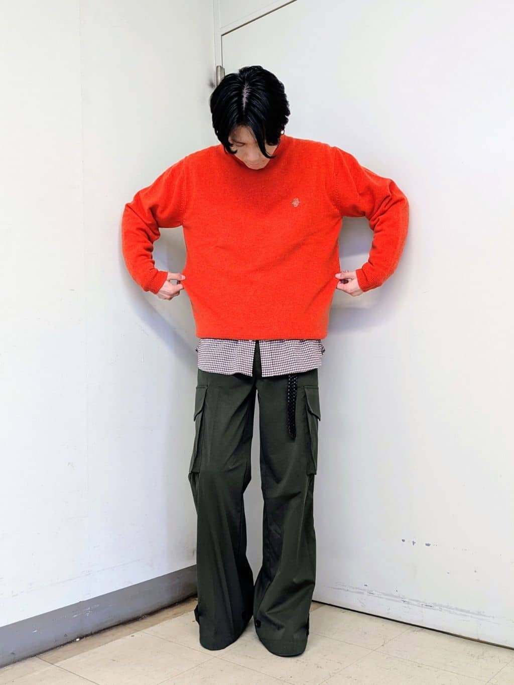ryoさんの「TAKEO KIKUCHI｜【JUST ONE LAYER】ダウンファブリック ジップアップ リブ ブルゾン」を使ったコーディネート