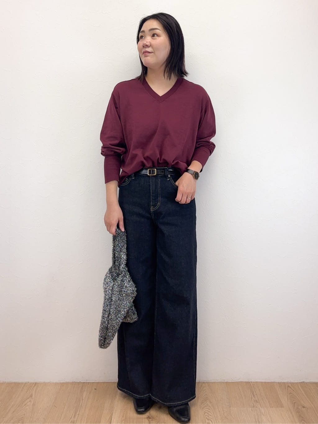Takeさんの「OPAQUE.CLIP｜《ツインセット》リラクシーサイドスリットニット&times;ドッキングタンク【洗濯機洗い可】」を使ったコーディネート