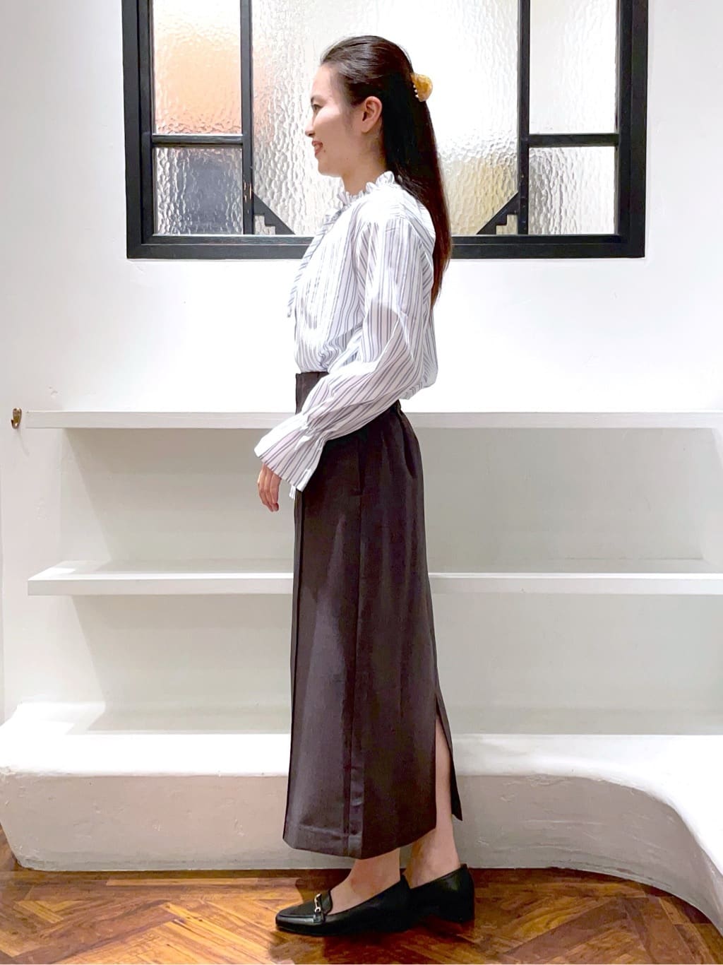 あんりさんの「grove｜【カセット服】洗えるストレートシルエットスカート」を使ったコーディネート