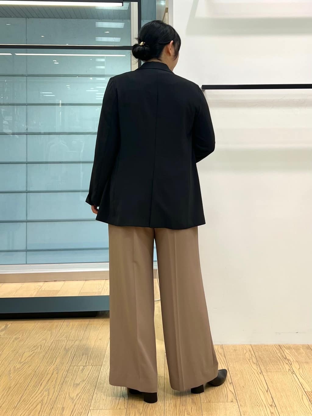 shimaさんの「INDIVI｜【軽く羽織れる！】ダブルジャケット」を使ったコーディネート