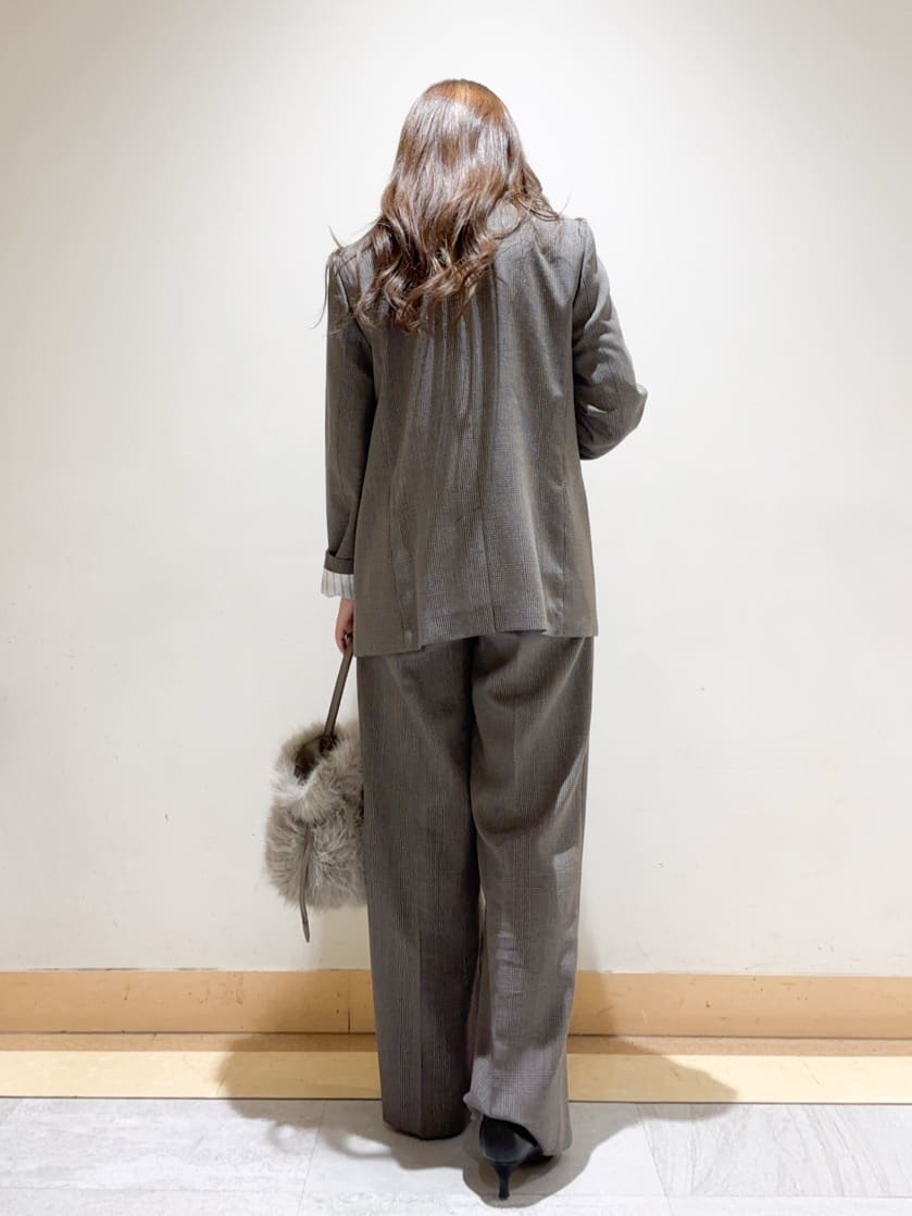 sattoさんの「UNTITLED｜【セットアップ可】ウールライク ダブルブレストジャケット」を使ったコーディネート
