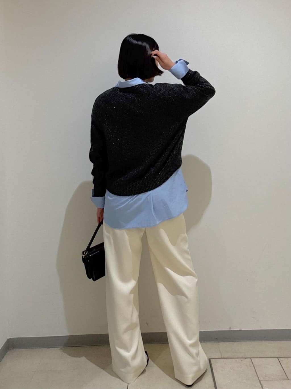 Itoさんの「UNTITLED｜【洗える/ワイド/ウエストゴム】ストレッチドロストパンツ」を使ったコーディネート
