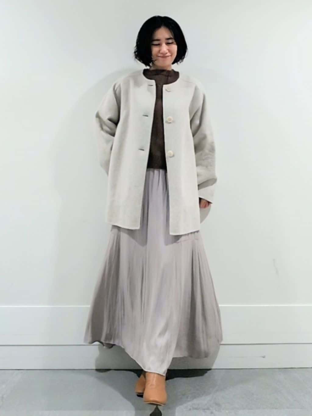 ミズタさんの「UNTITLED｜【ミディ丈/軽やか】セミラグランリバー コート」を使ったコーディネート
