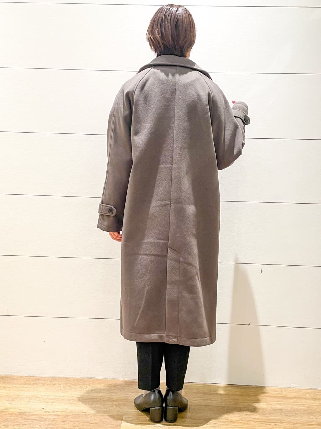 Ryoさんの「THE SHOP TK｜ジャージメルトンスタンドカラーコート」を使ったコーディネート