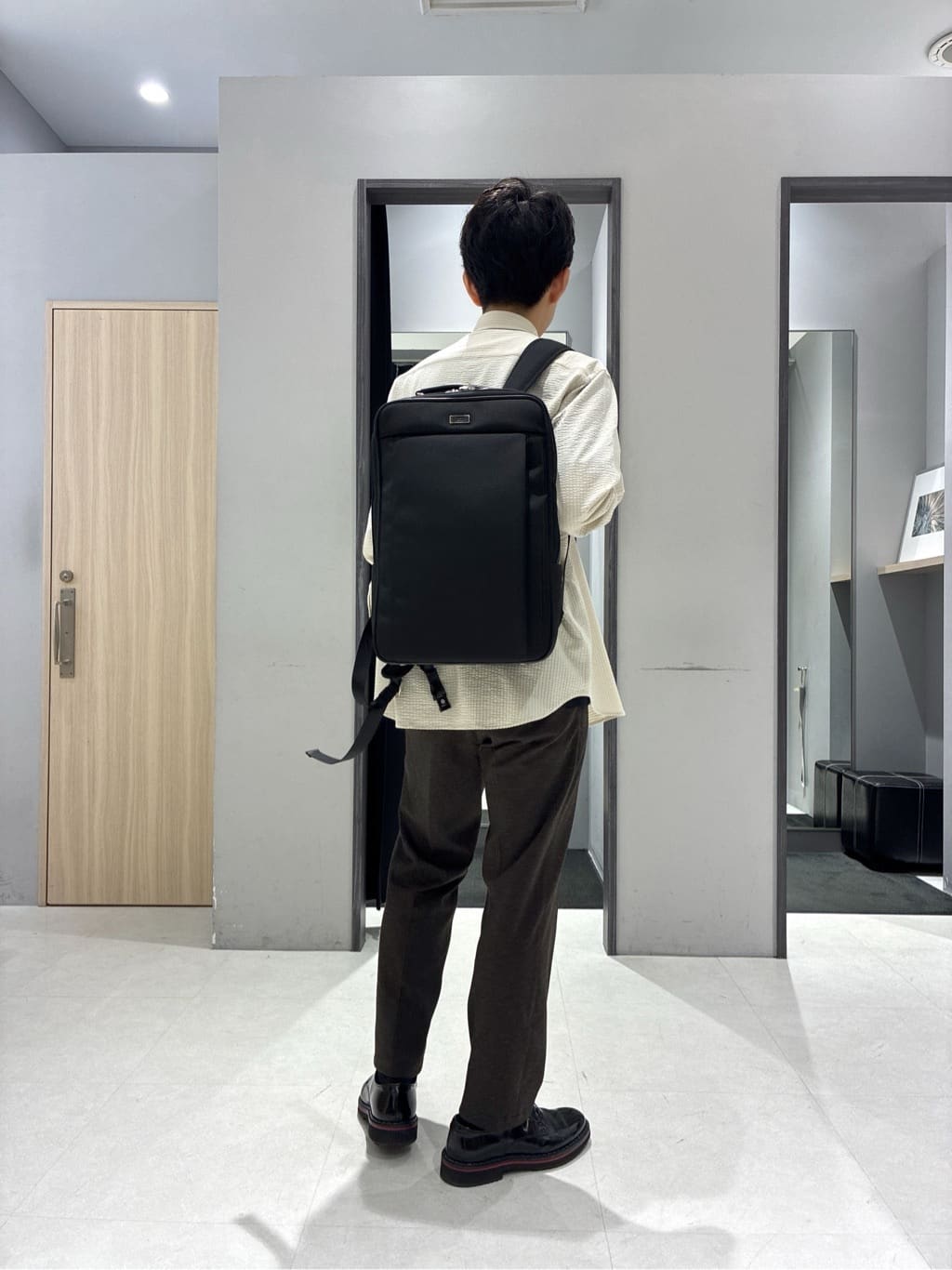 わいずみさんの「TAKEO KIKUCHI｜【COOL CITY WEAR】インドライ天竺モックネック プルオーバー /吸汗速乾」を使ったコーディネート