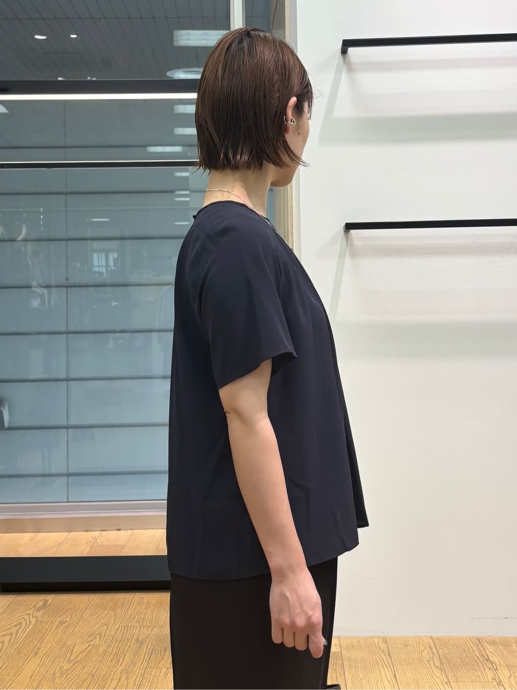 asamiさんの「INDIVI｜【UVケア】タックブラウス」を使ったコーディネート