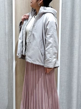 naoさんの「grove｜【名品アウター/3WAY・はっ水】ボアライナー付マウンテンパーカ」を使ったコーディネート
