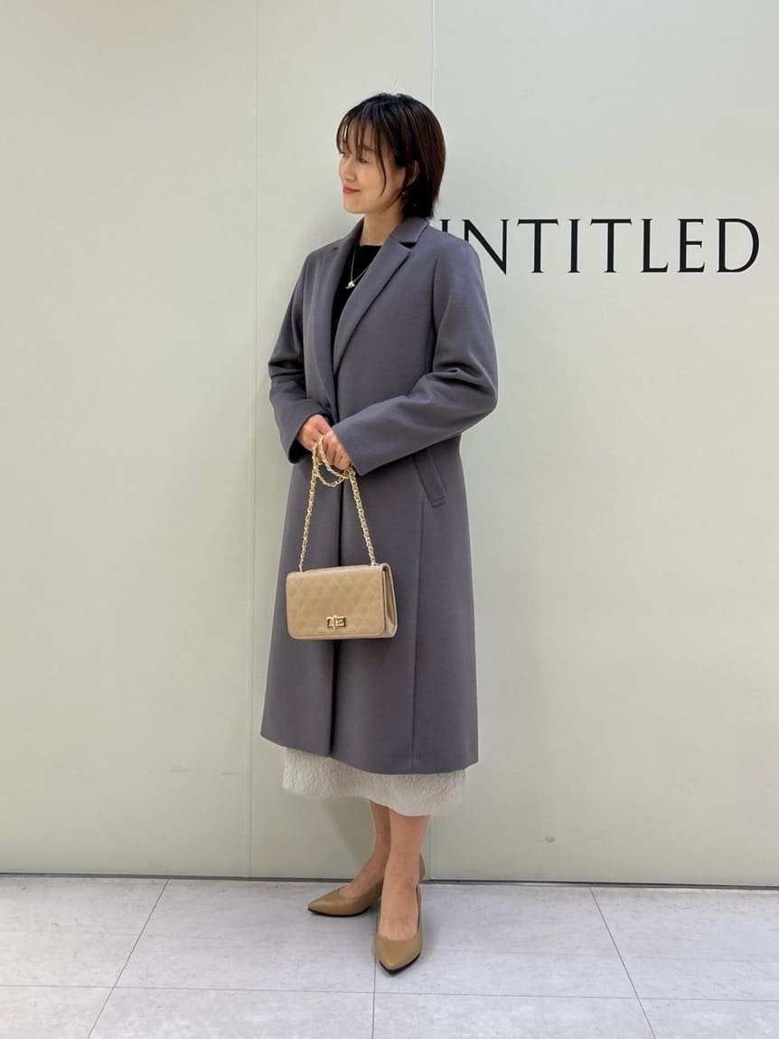 Mikiさんの「UNTITLED｜【スタイリッシュ／オンオフ兼用】ウールチェスターコート」を使ったコーディネート