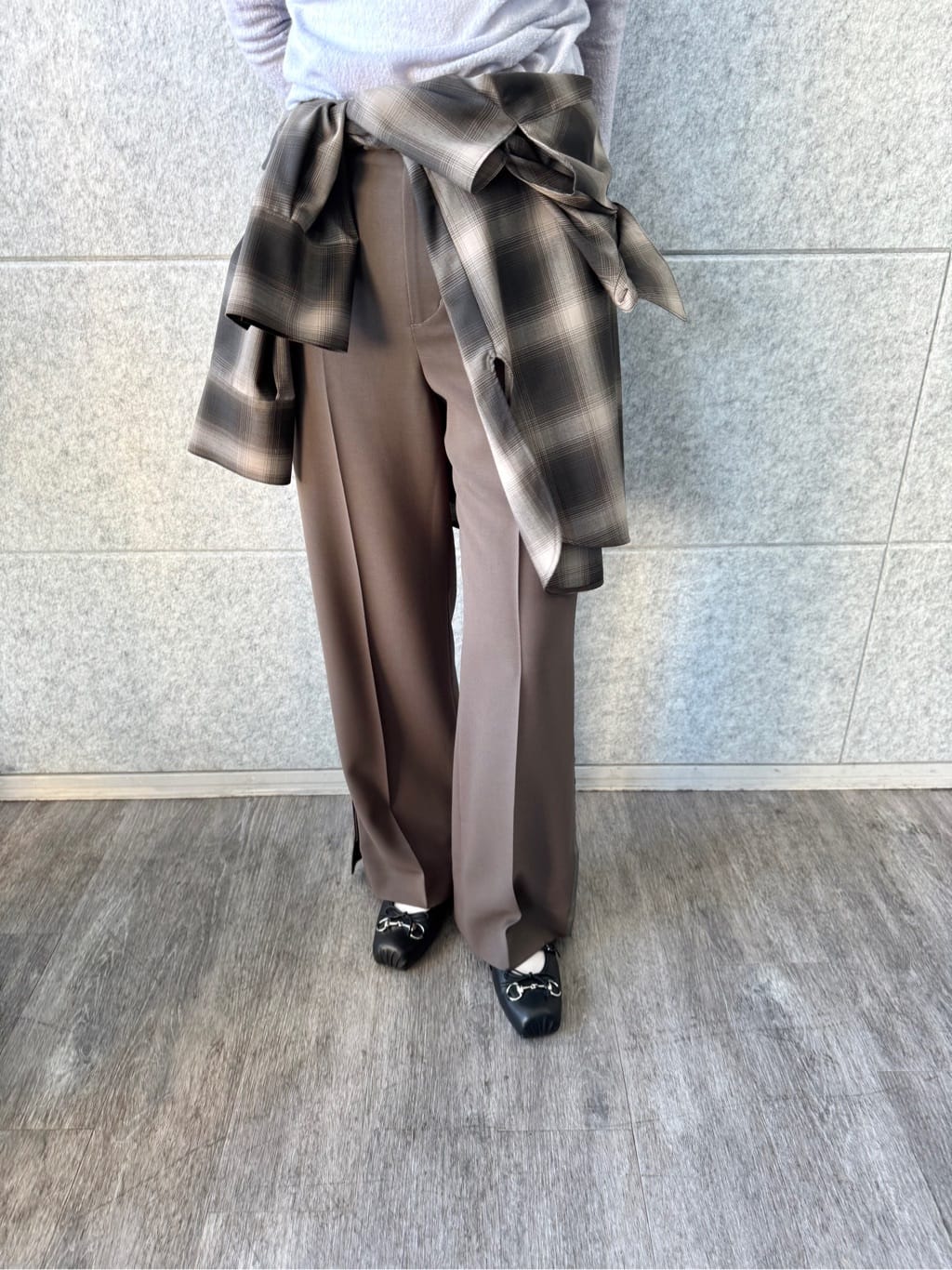uchi__yamaさんの「CODE A｜twist sheer jersey top」を使ったコーディネート