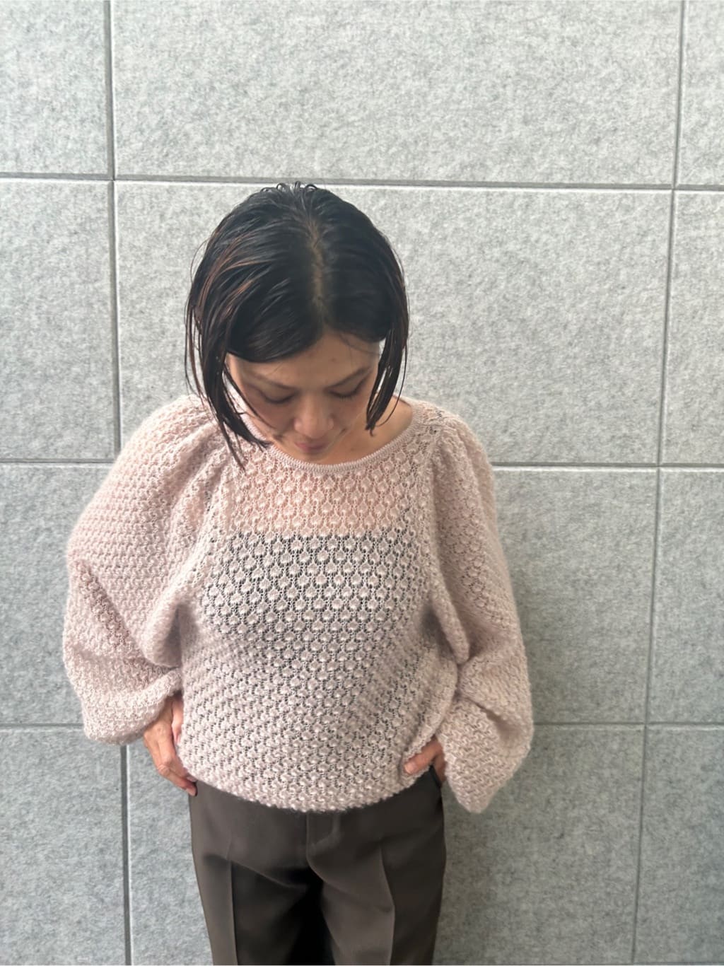 yukoさんの「CODE A｜line zip trousers」を使ったコーディネート