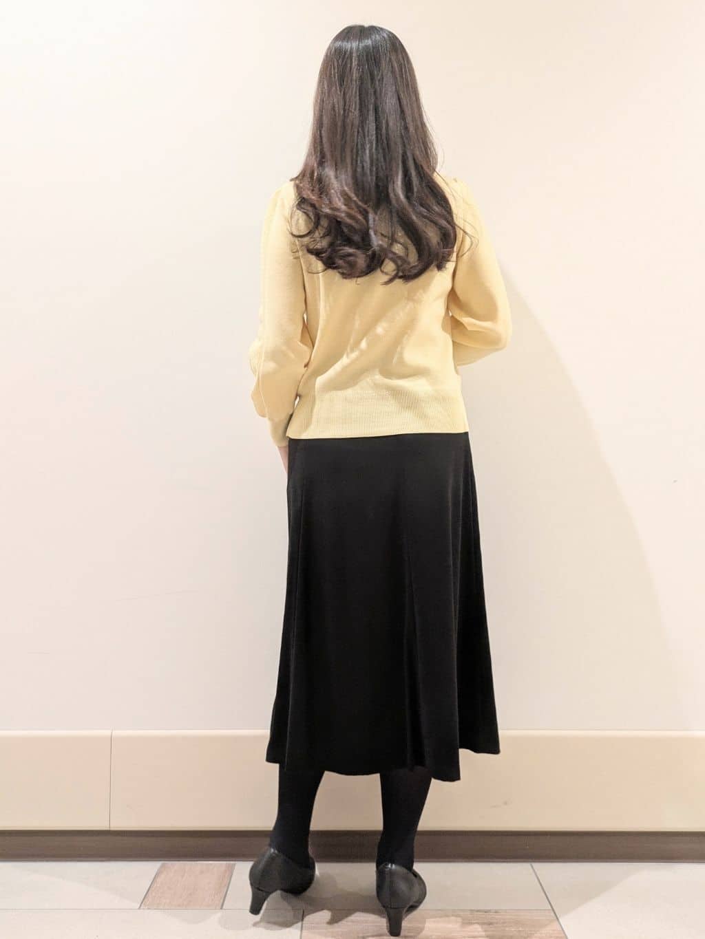 imamiさんの「Reflect｜【選べる8色／スカートにもパンツにも◎】ウール混ボートネックニット」を使ったコーディネート