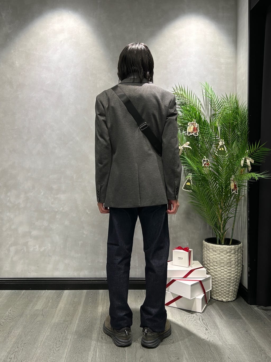 ruiさんの「TAKEO KIKUCHI｜【None Of Stress】アクティブジャージ 千鳥 ジャケット」を使ったコーディネート