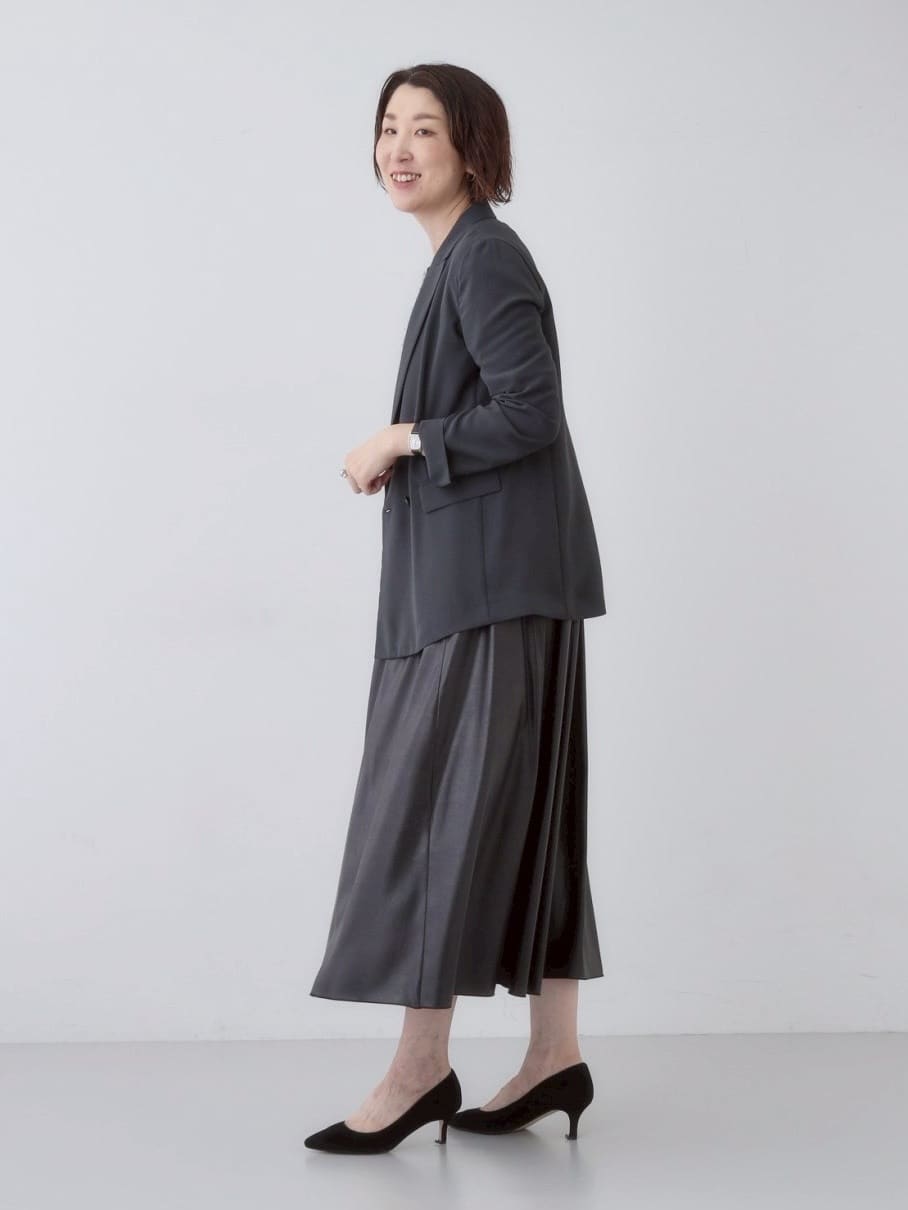 yuriさんの「INDIVI｜ヘアリージャカードトップス」を使ったコーディネート