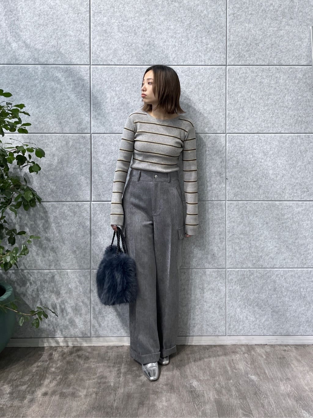 Harukaさんの「INDIVI｜ダブルクロスオーバージャケット」を使ったコーディネート