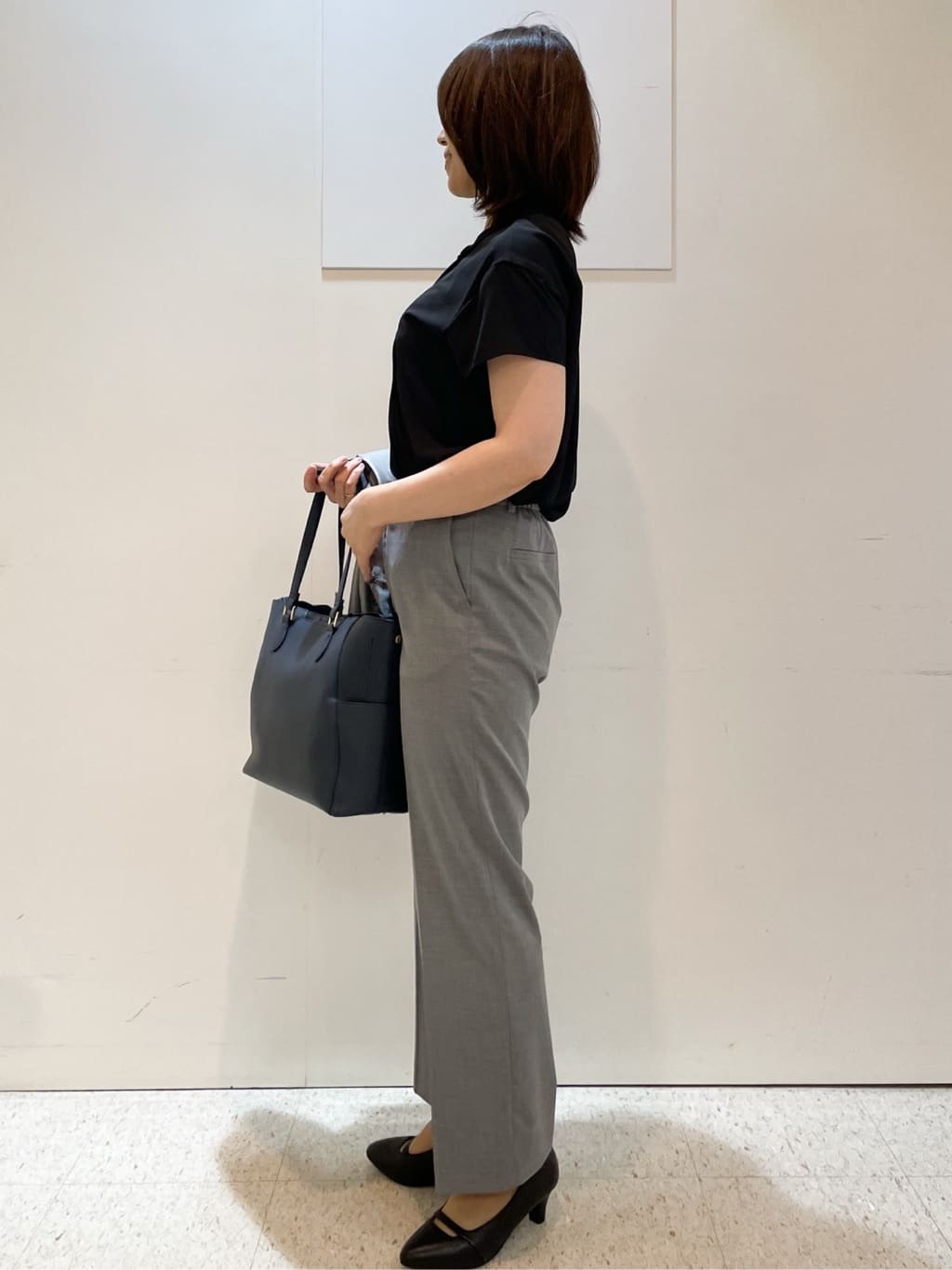 めいさんの「Reflect｜【インナーに◎／すっきり見え！長め丈】タックデティールブラウス」を使ったコーディネート